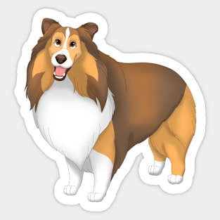 Sable Shetland Sheepdog Dog Sheltie Sticker